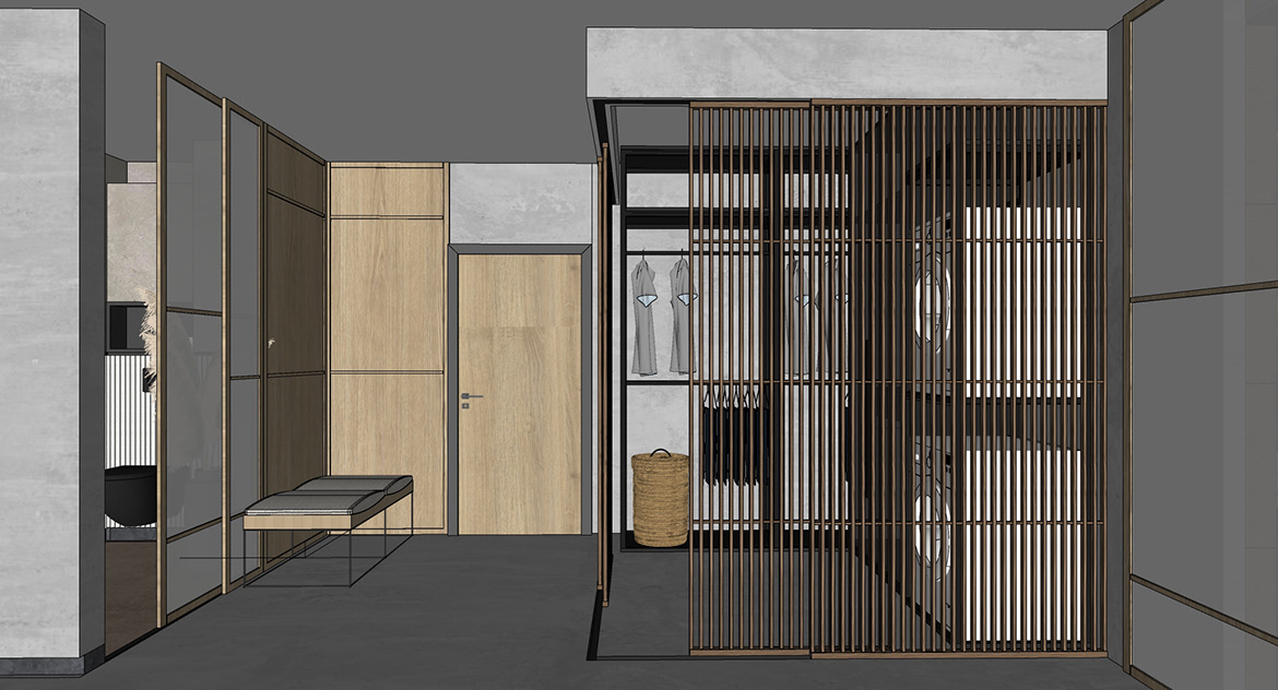 Apartament Japandi — projekt koncepcyjny — photo 15